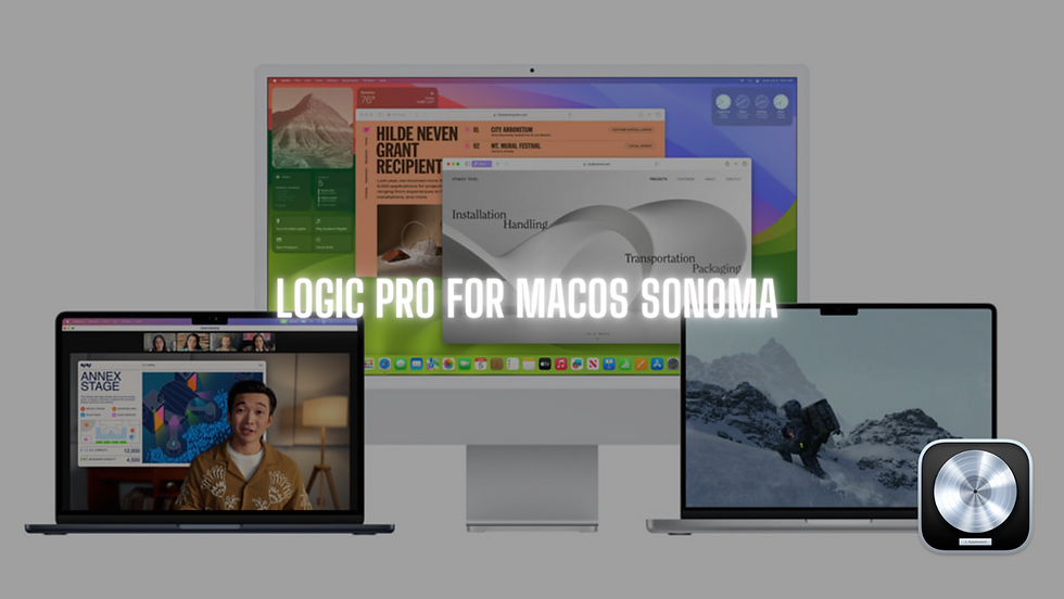 Logic Pro for macOS Sonoma
