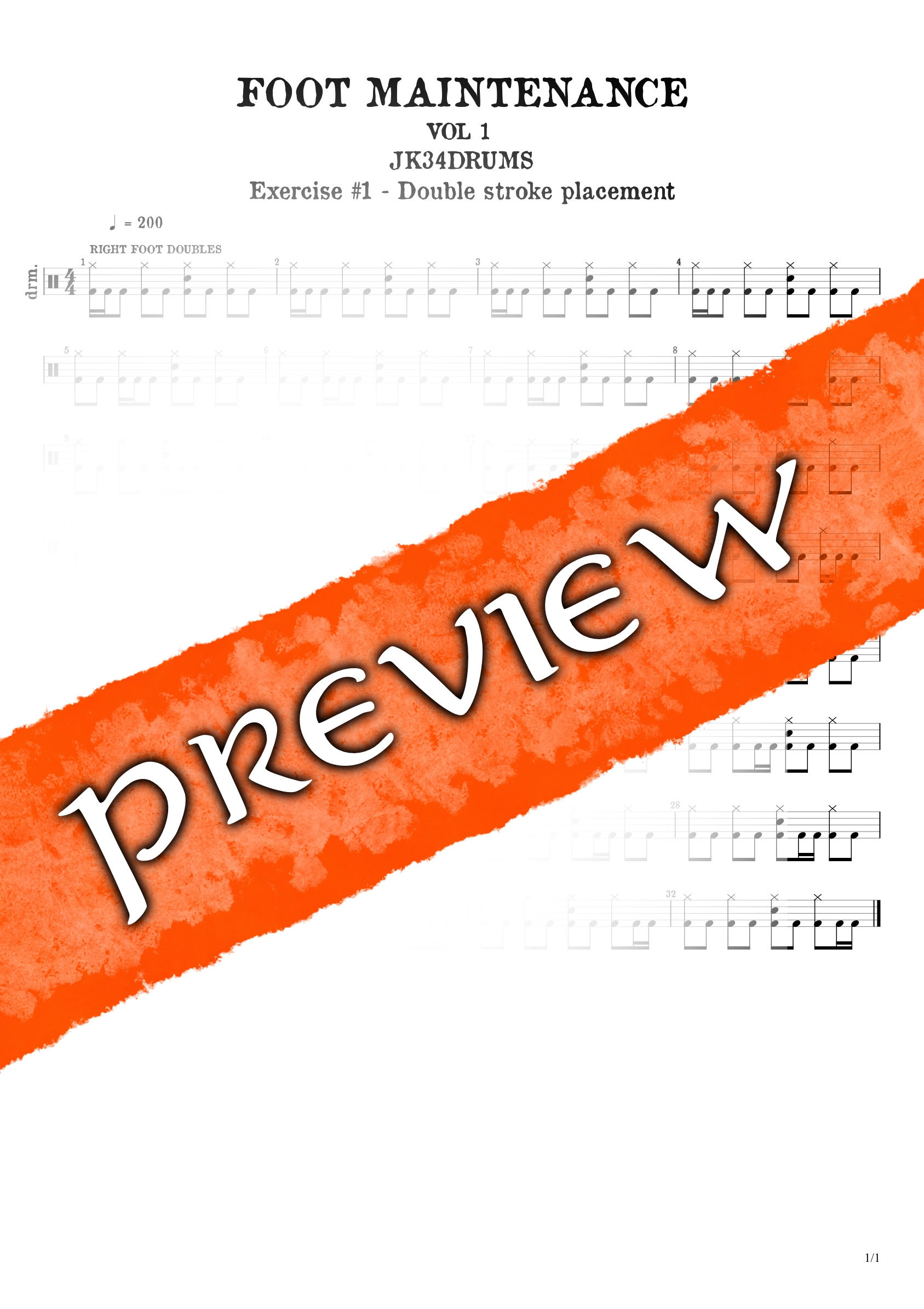 sheet music lesson preview