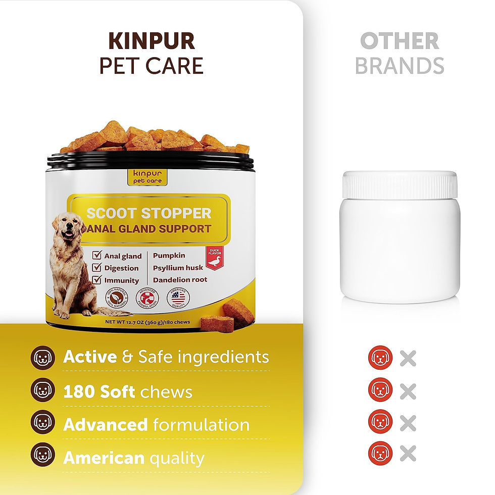 Thumbnail: Scoot Stopper Soft Chews   Fiber for Dogs   Dog Anal Gland and Digestion Support