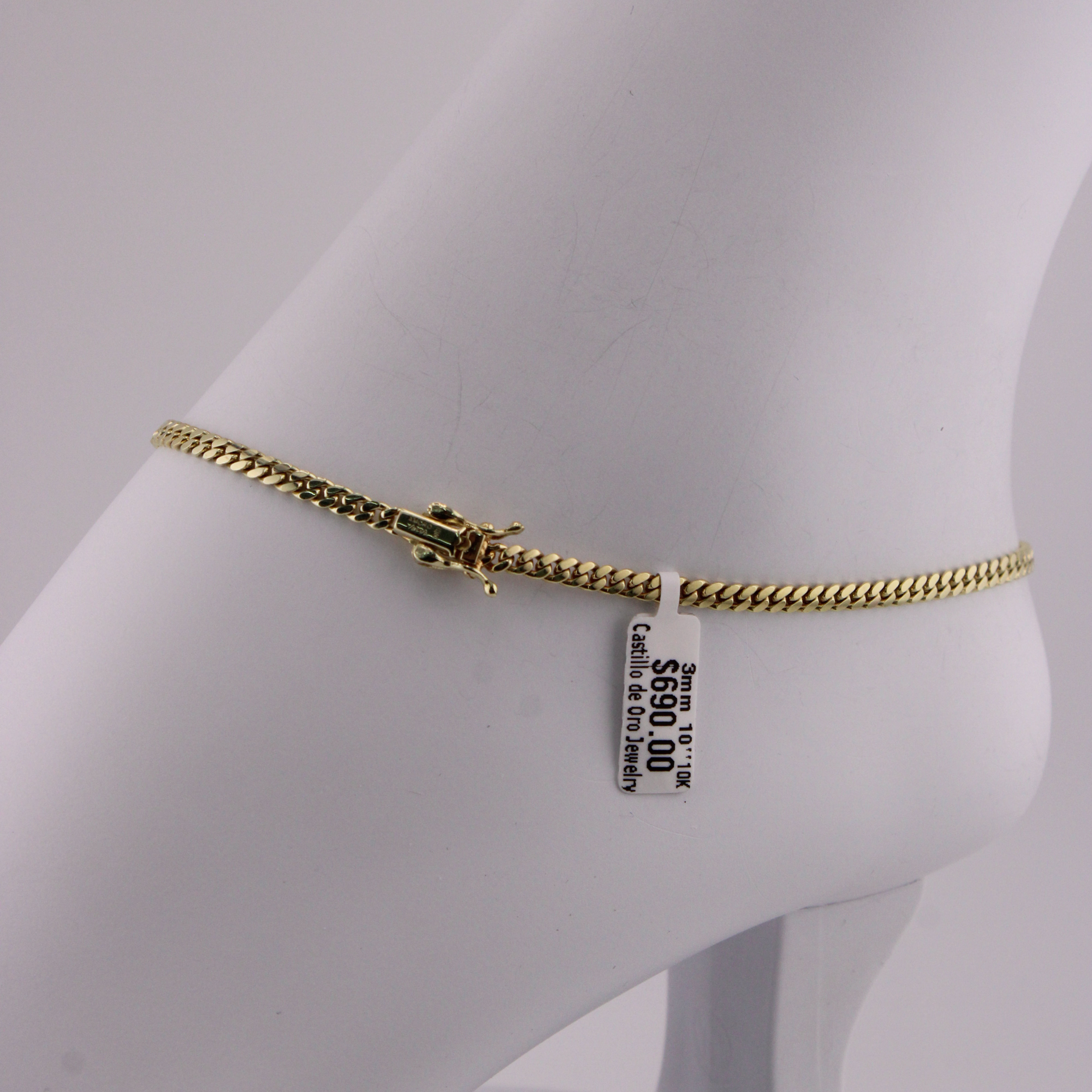 Anklet for Women in 10k gold