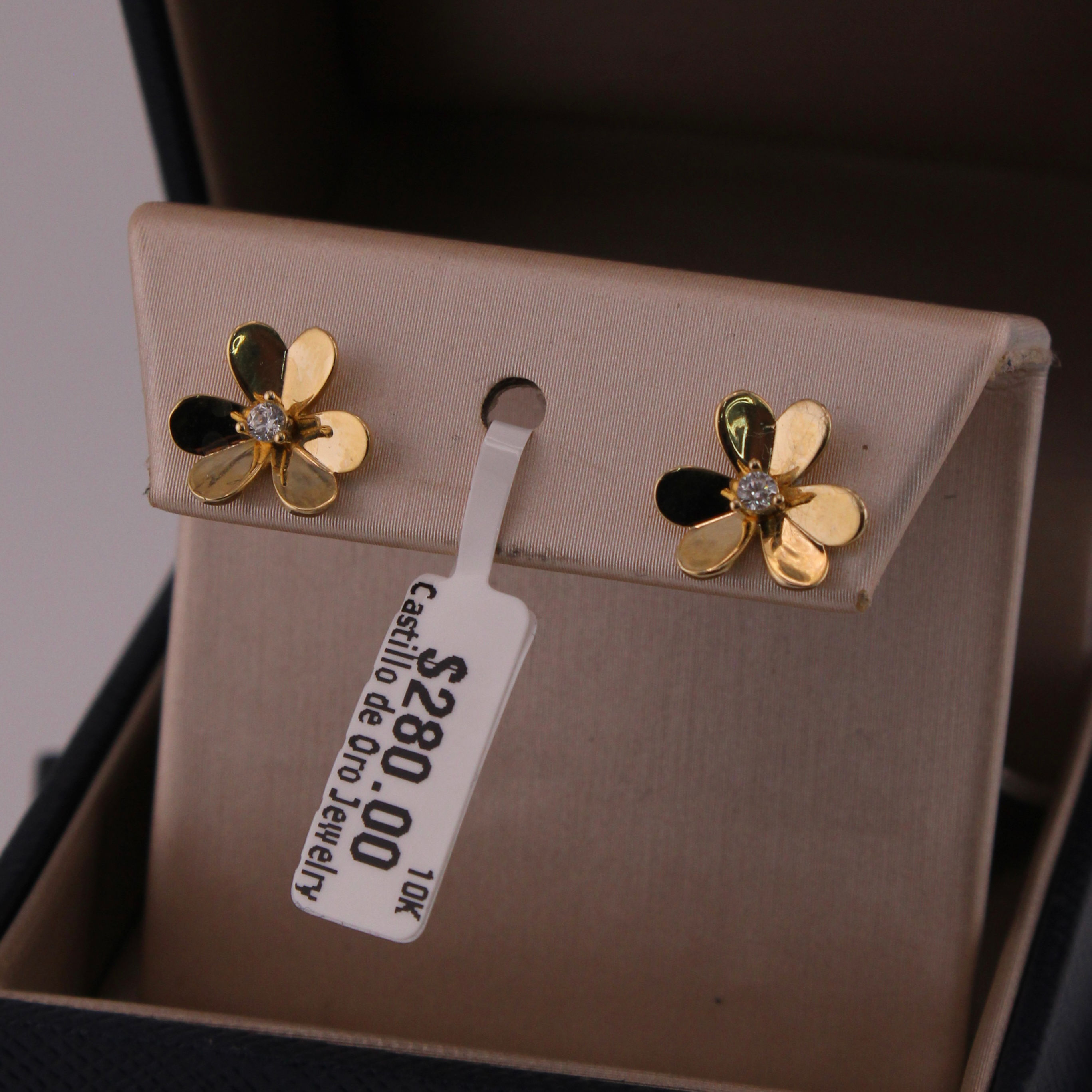 Women's earrings in 10k gold