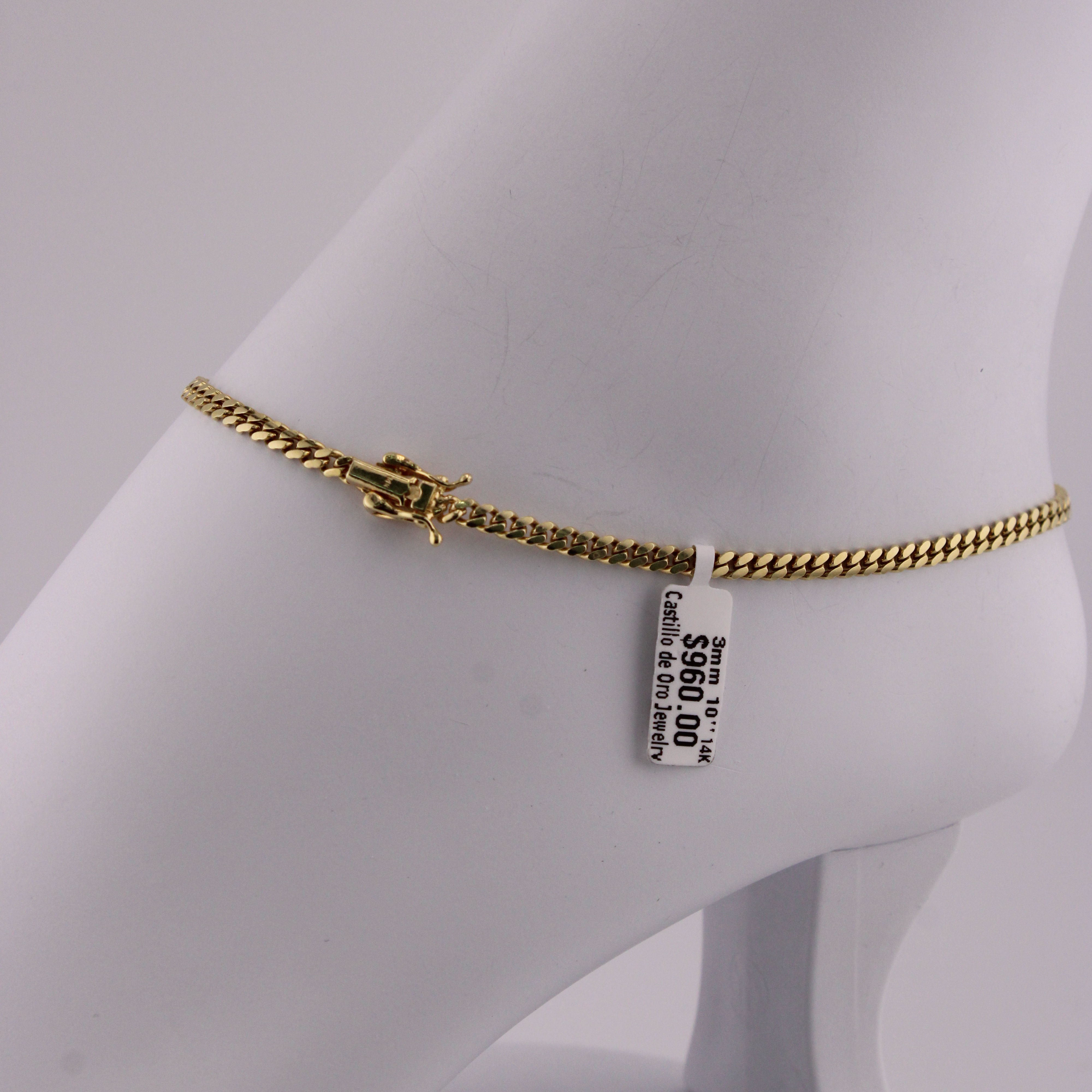 Anklet for Women in 14k gold