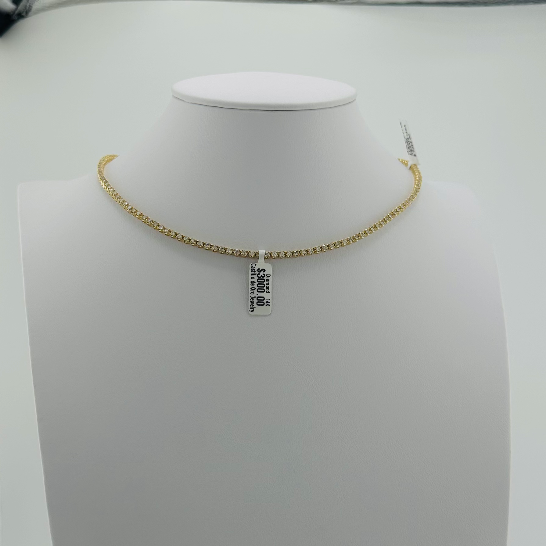 Collar de tenis de diamantes