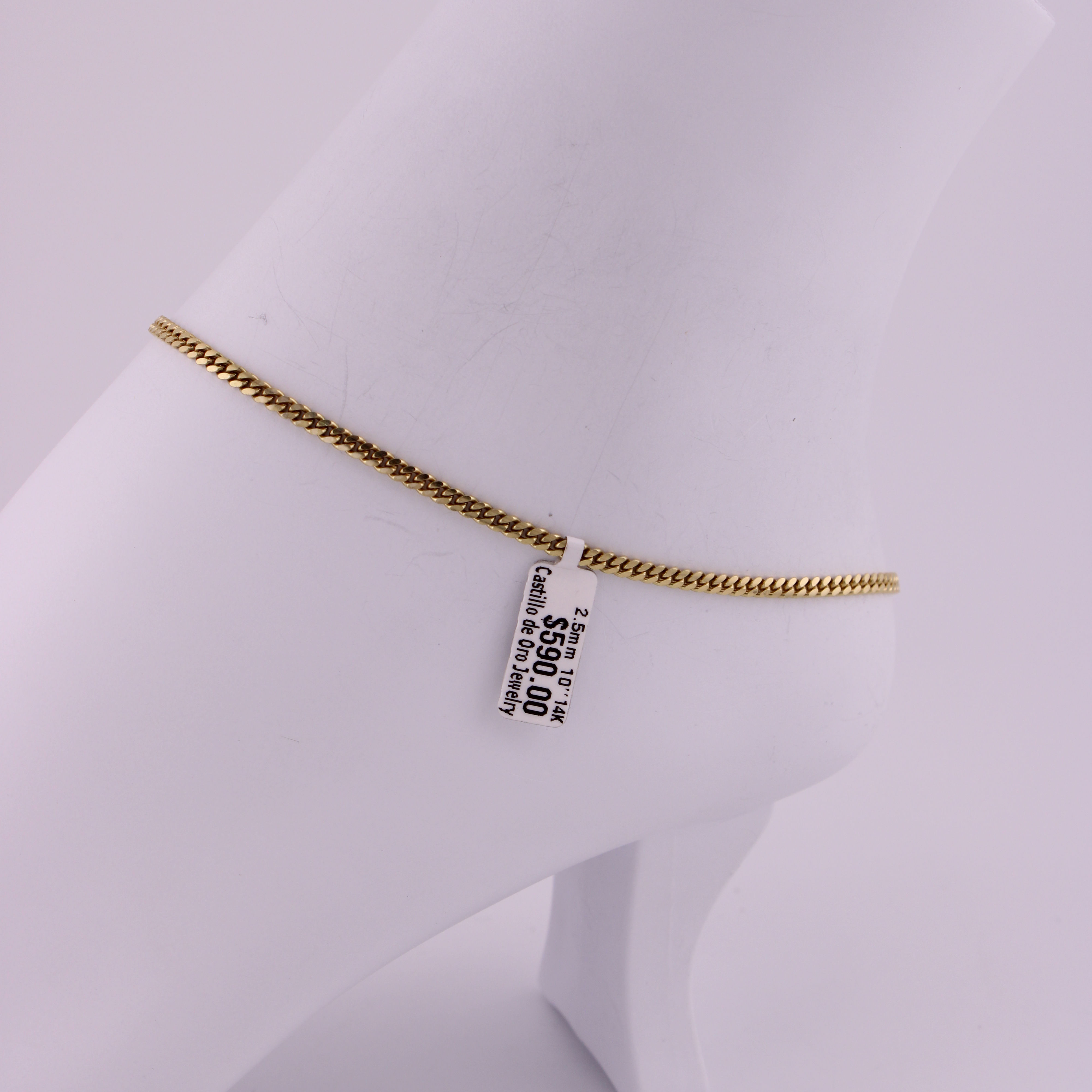 Anklet for Women in 14k gold