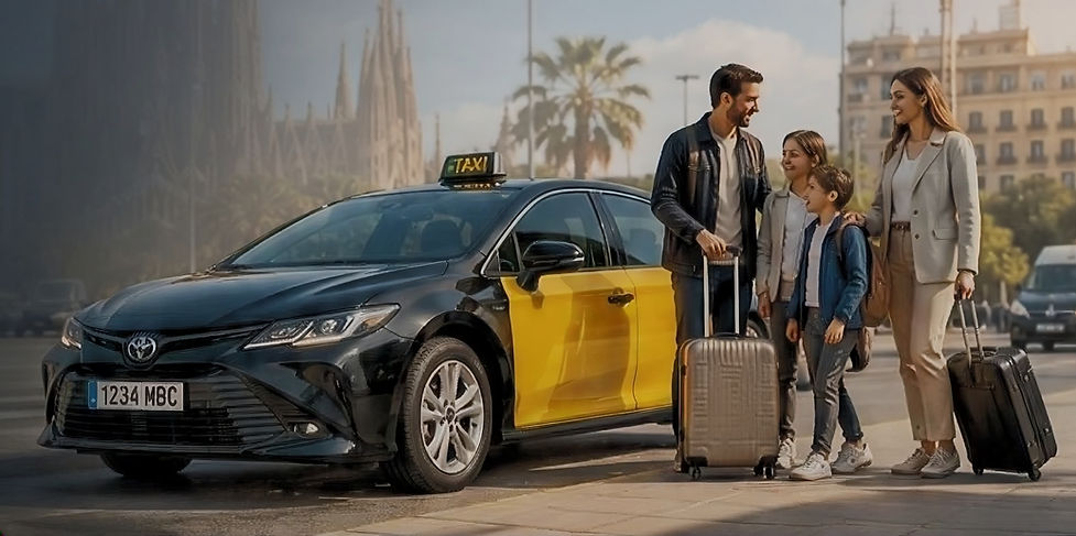 Traslados en taxi entre Barcelona Aerop