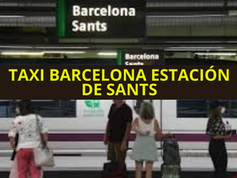  reservar un taxi para ir desde la Estacion de Sants al Aeropuerto de Barcelona 
