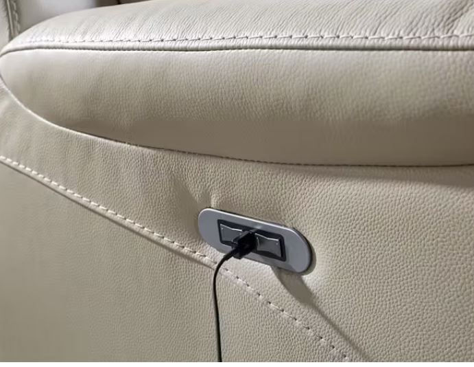 Thumbnail: New BENTLEY Modern Electric Recliner in 100% Genuine Leather 2 Seater Sofa in Black | Citylife Furniture, Brisbane