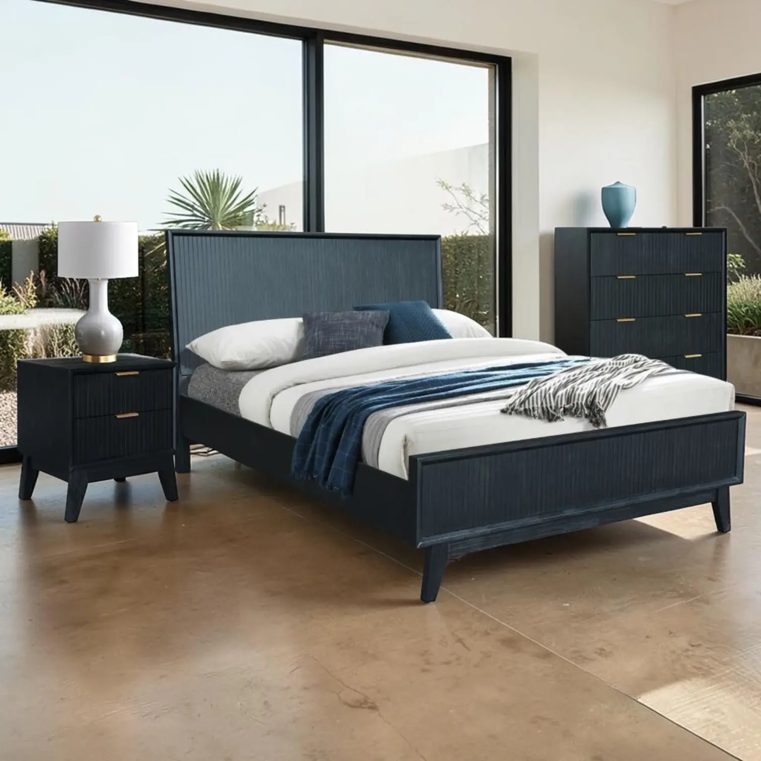 Brand New Ella Collection - Solid Acacia Wooden Bedroom Package | Citylife Furniture, Brisbane