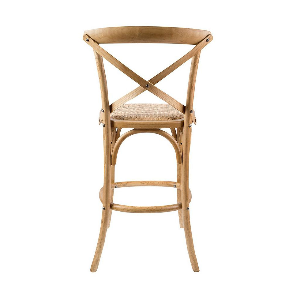 Thumbnail: Brand New Cafe Bar Chairs – Set of 2 (Black/White/Oak) | Citylife Furniture, Brisbane