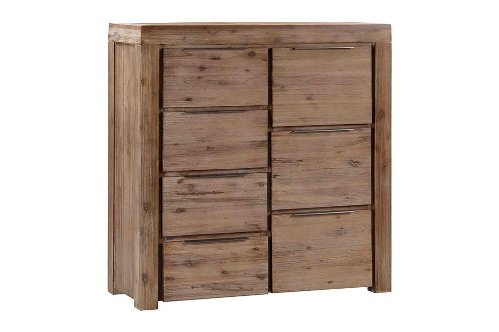 Thumbnail: New Oliver Collection Bookshelf & 4 Drawer Storage Bedroom Set in Queen & King sizes | Citylife Furniture, Brisbane