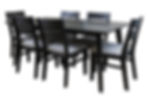 New ELLA Modern Solid Acacia Wooden 5PC/7PC Dining Table & Chair Set | Citylife Furniture, Brisbane