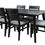 Thumbnail: New ELLA Modern Solid Acacia Wooden 5PC/7PC Dining Table & Chair Set | Citylife Furniture, Brisbane