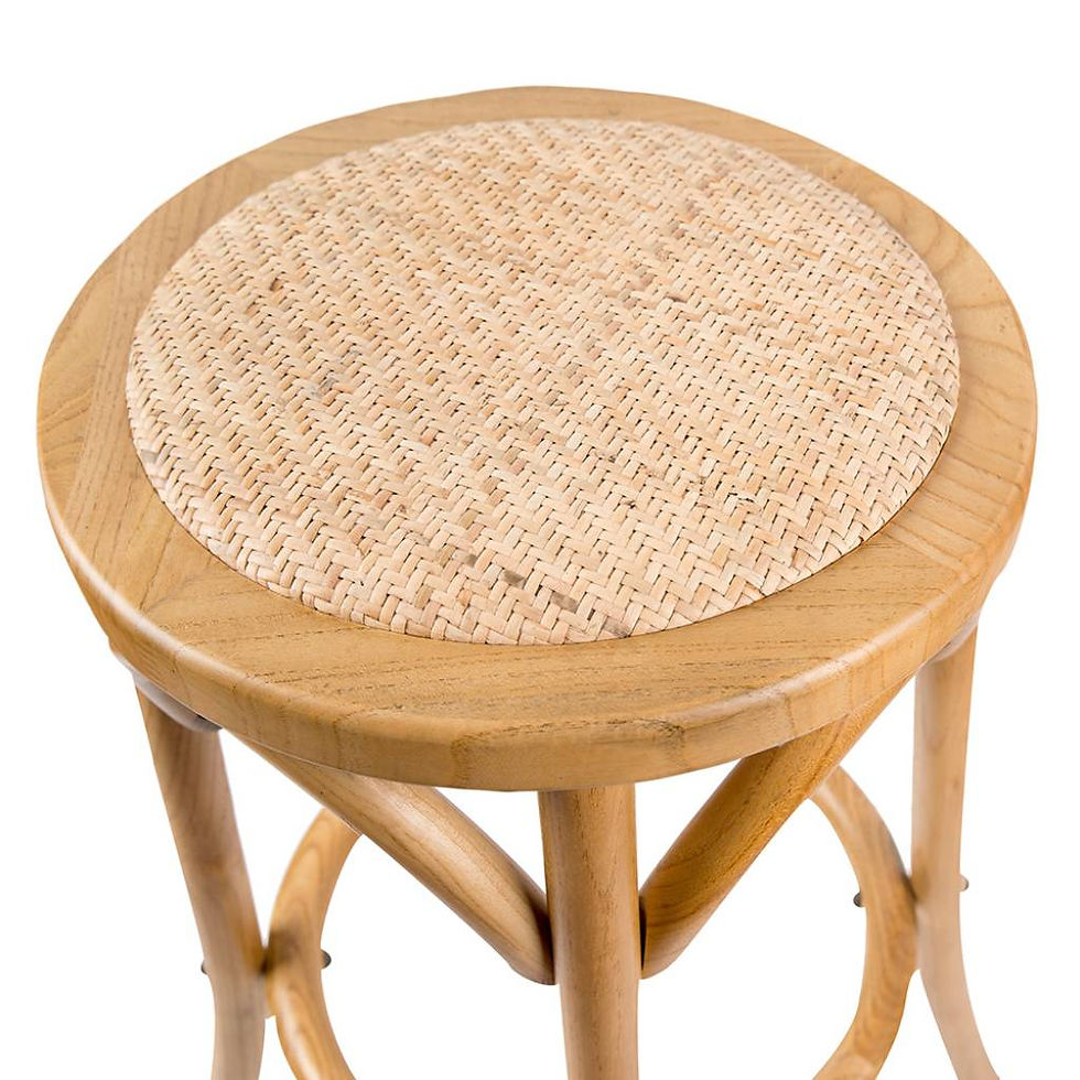 Thumbnail: Brand New Cafe Bar Stools – Set of 2 (Black/White/Oak) | Citylife Furniture, Brisbane