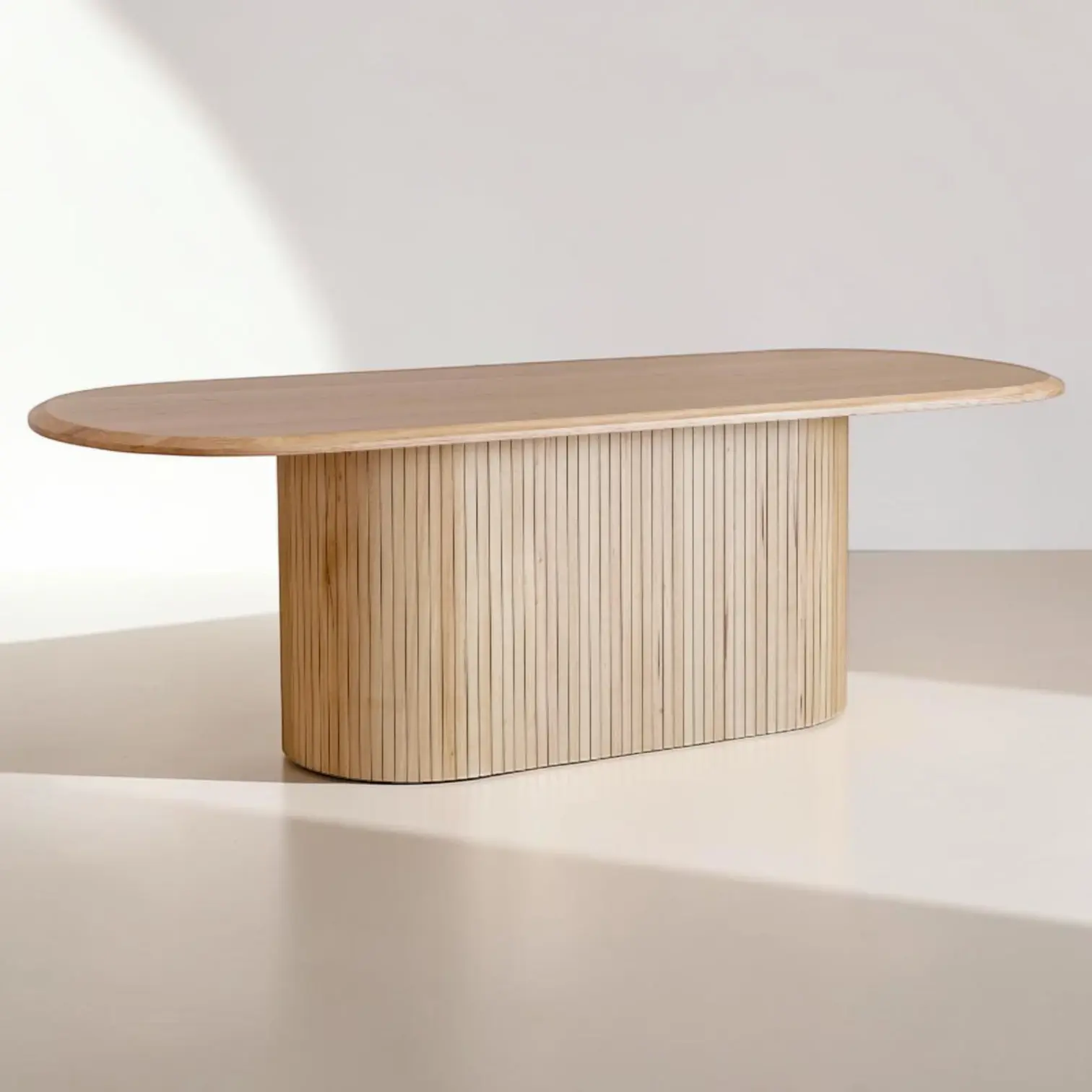 Wacol Contemporary Dining Table - Natural Ash