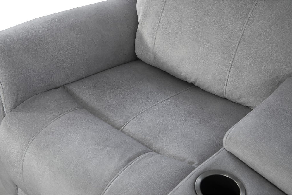 Thumbnail: Brand New GIBSON 4 Seater Media Electric Recliner Home Theatre Sofa in Fabric | Citylife Furniture, Brisbane