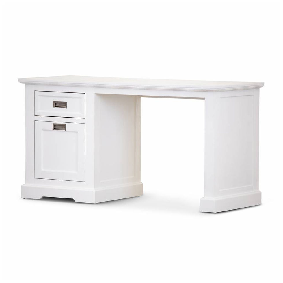 Thumbnail: Coastal Contemporary design Buffet/Desk - Brushed Vivid White | Citylife Furniture, Brisbane