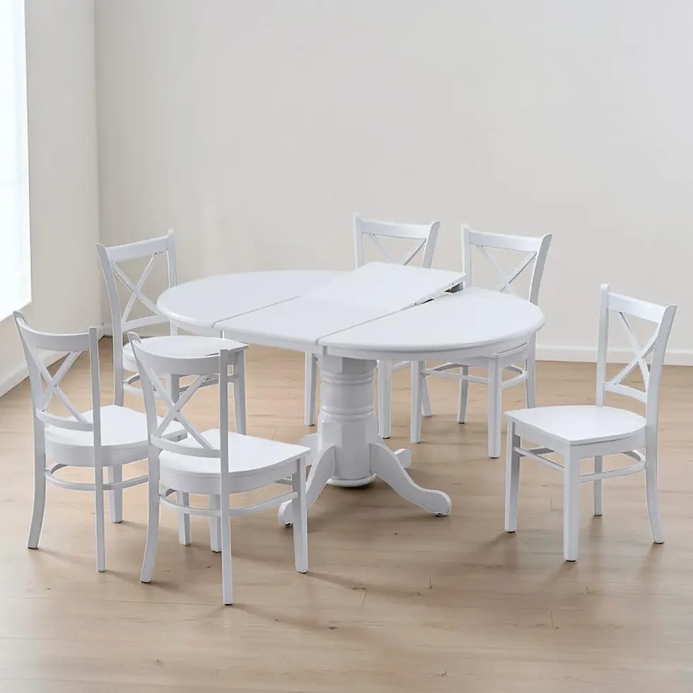 New CAIRNS Dining Collection - 5 Piece Round Dining Set & 7 Piece Extendable Oval Dining Set | Citylife Furniture, Brisbane