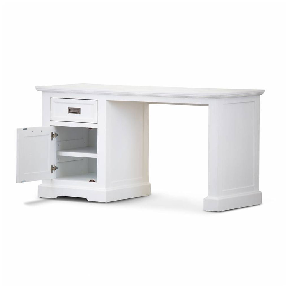 Thumbnail: Coastal Contemporary design Buffet/Desk - Brushed Vivid White | Citylife Furniture, Brisbane