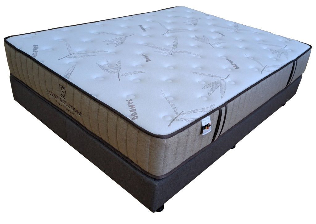 New Pure Support Double sided 3 Zone Pocket Spring Bamboo Mattress in Single, Queen & King sizes