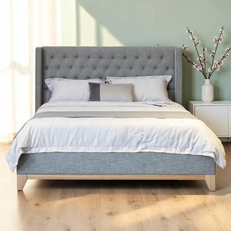 Brand New Marco Fabric Bed Frame - Double/Queen/King | Citylife Furniture, Brisbane