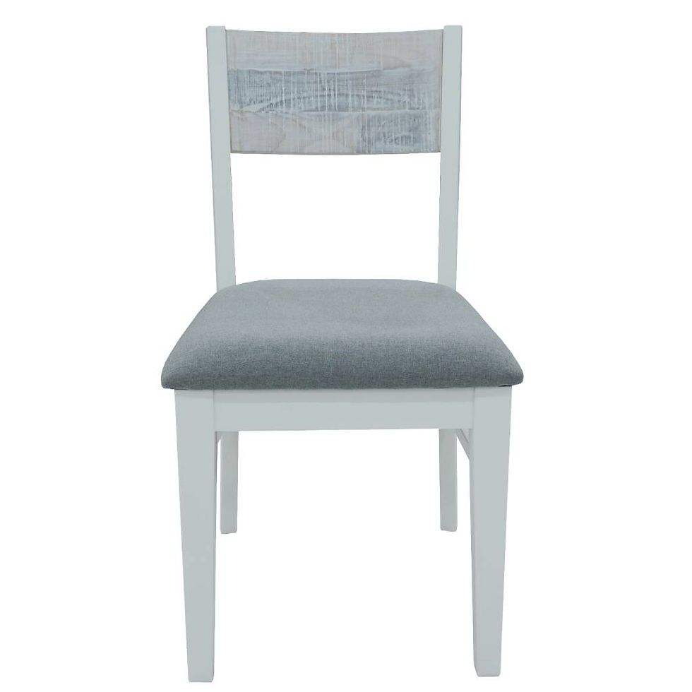 Brand New Bahamas Dining Chairs – Set of 2 (White Wash Distressed) | Citylife Furniture, Brisbane