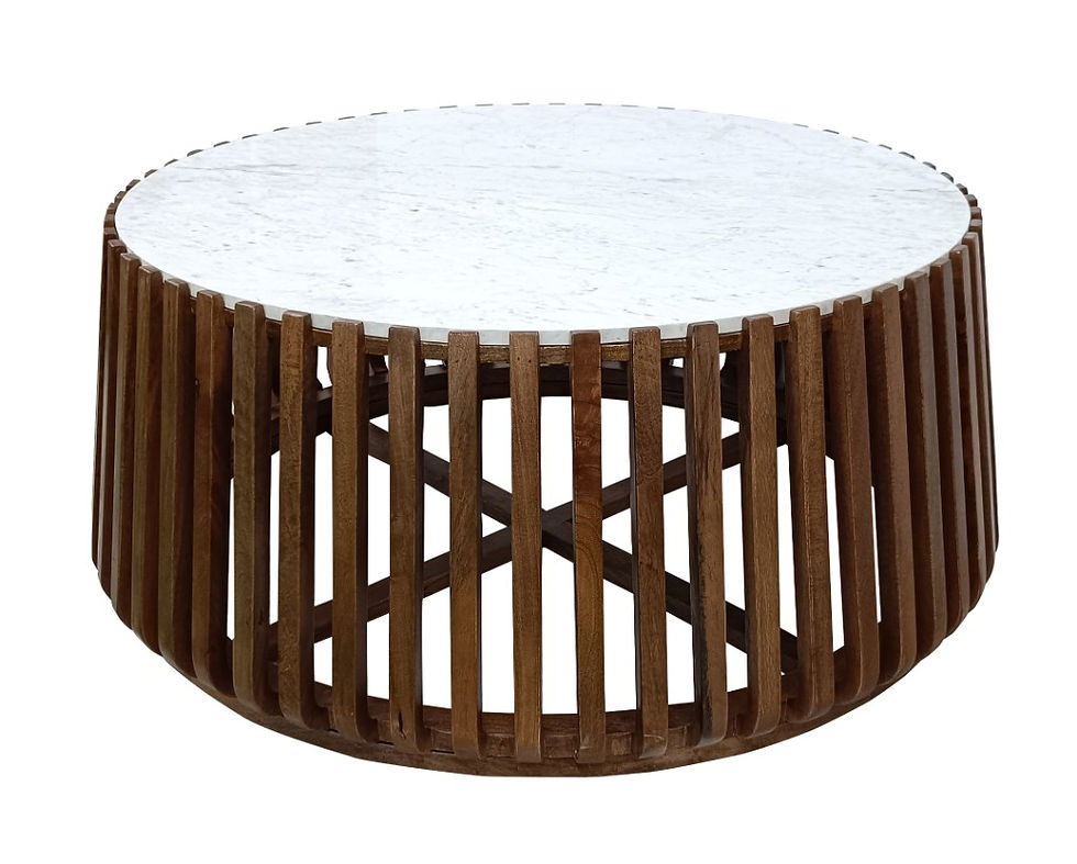Thumbnail: New MARBLE TOP Modern Mangowood Living Collection - Nile & Agnes | Citylife Furniture, Brisbane