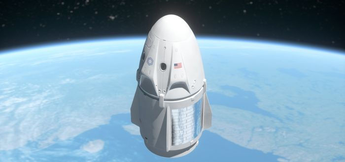 Nave espacial saliendo de la atmósfera terrestre