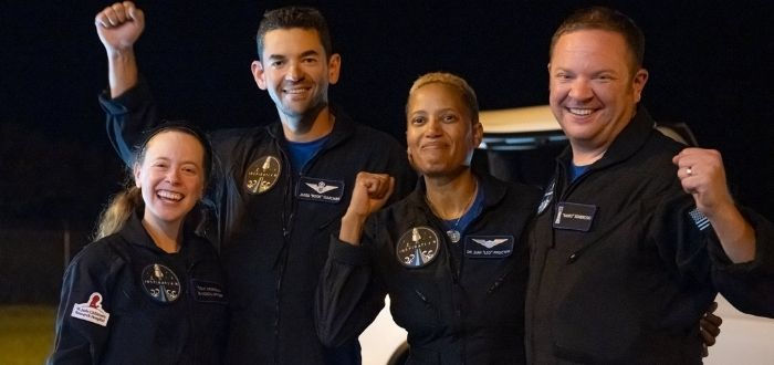Viajeros al espacio de SpaceX
