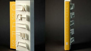 Una edición limitada de un libro con la portada impresa en 3D