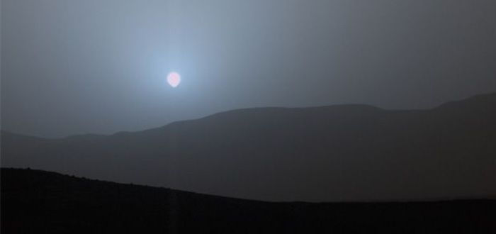 Cómo es un atardecer en Marte