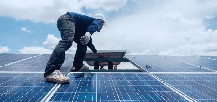 Instalación de panel solar