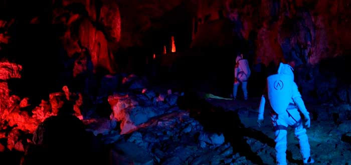 cueva en cantabria simula vida en marte