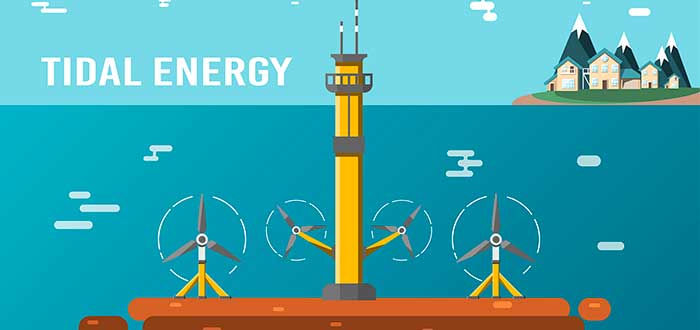 Funcionamiento energía mareomotriz