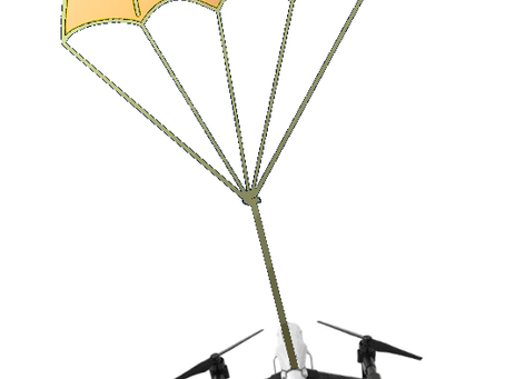 Adquisición y uso de paracaídas para drones