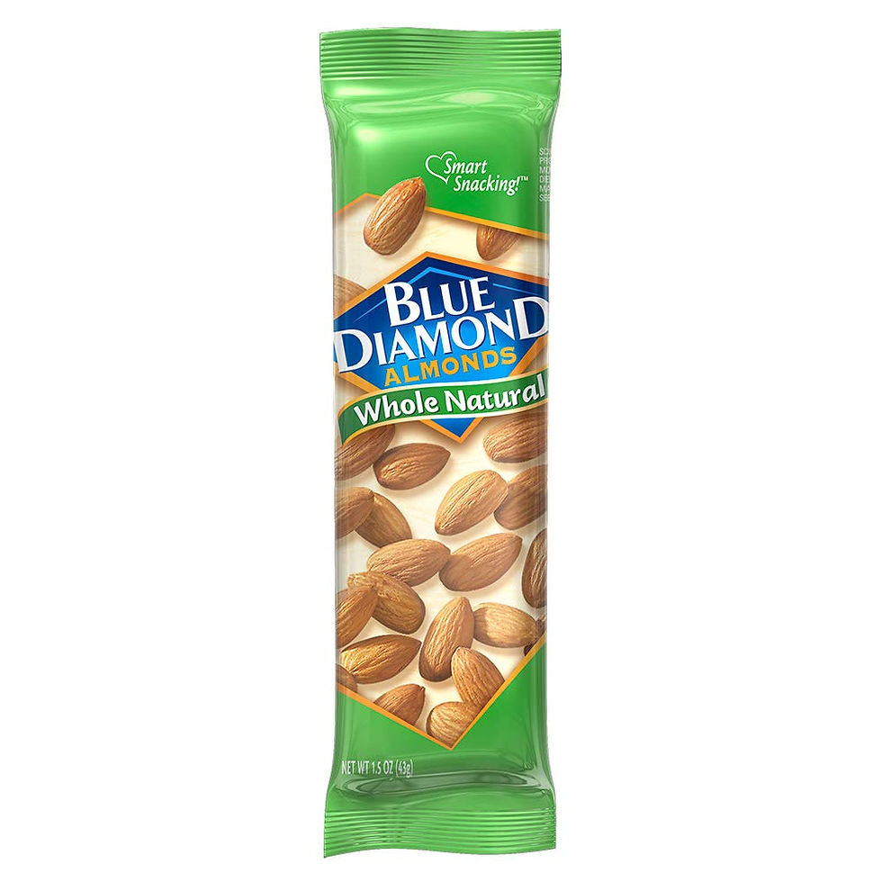 BLUE DIAMOND ALMONDS 1.5 OZ WHOLE NATURAL
