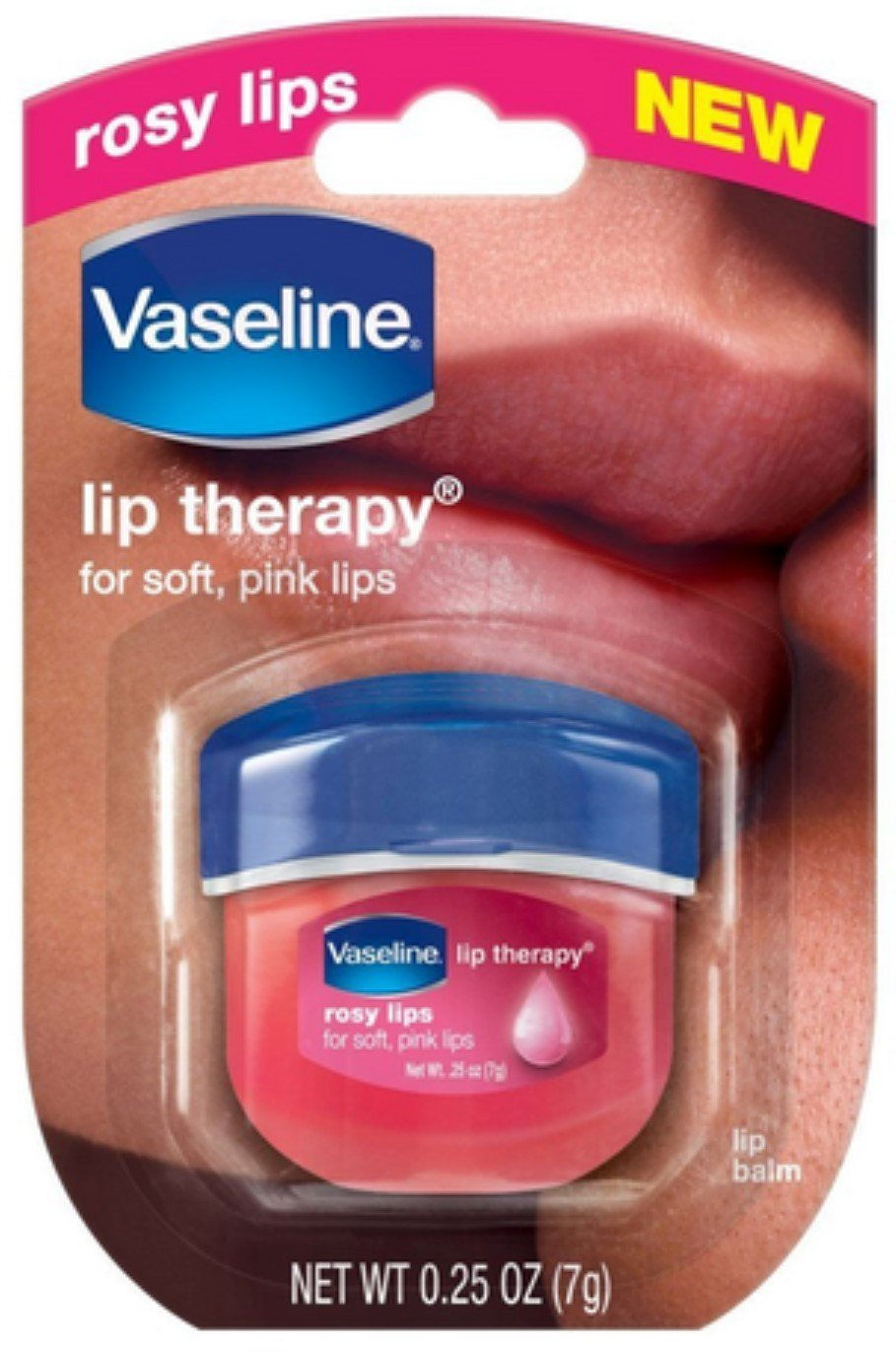 VASELINE LIP THERAPY 0.16 OZ ROSY LIPS