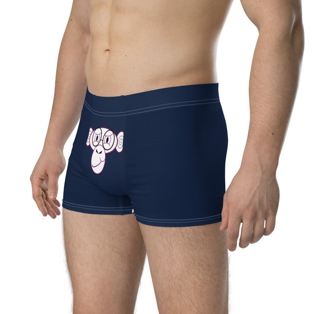 "What?" Boxer Briefs (NAVY)