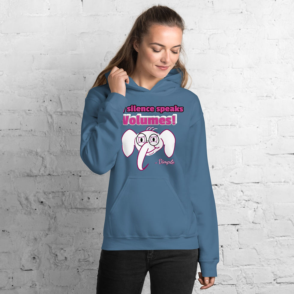 Thumbnail: "My silence... " | Unisex Heavy Blend Hoodie