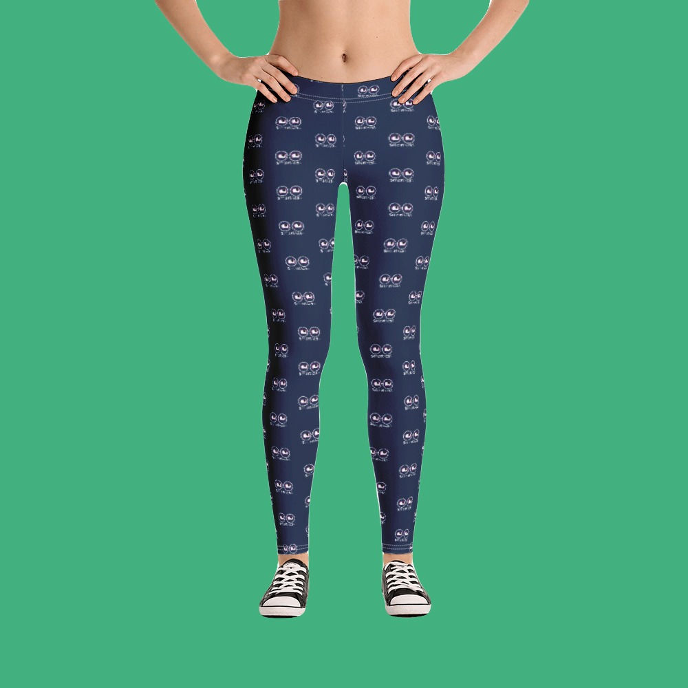 SmartAzs' Logo Leggings (Navy)
