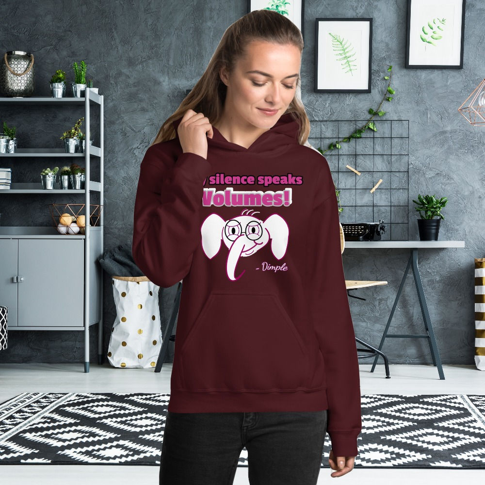 "My silence... " | Unisex Heavy Blend Hoodie