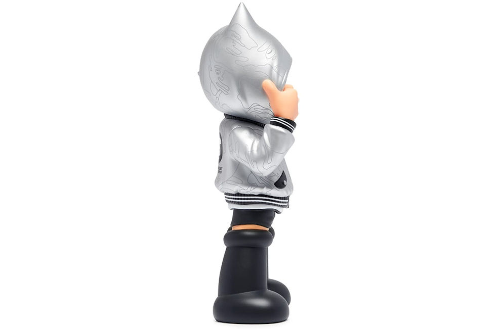 Miniatura: BAPE x Toyqube x Sudadera con capucha Astro Boy 10th Anniversary Figura Plateado