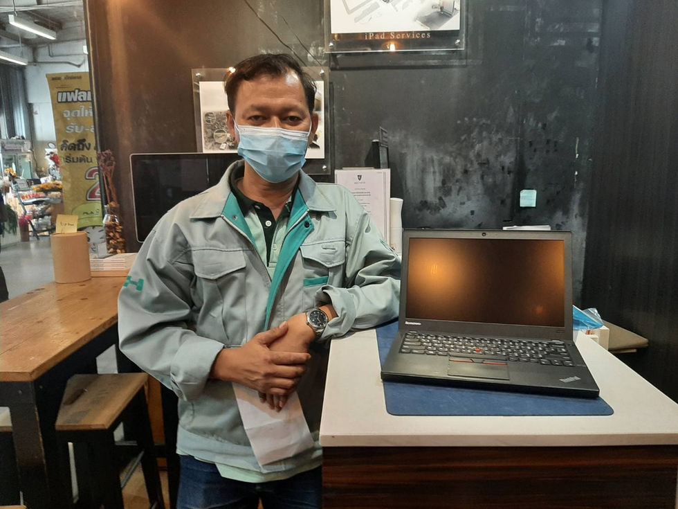 วิธีการแก้ไข Notebook Lenovo หน้าจอแตก เปลี่ยนหน้าจอ