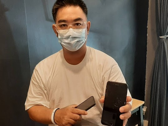 รับซ่อม I Phone ตาก ลูกค้านำเครื่อง I Phone 7 Plus มาเปลี่ยนจอ#รับซ่อมmacbook #รับซ่อมimac #รับซ่อ