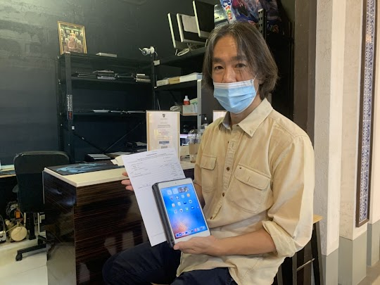 รับซ่อม iPad ชุมพร ลูกค้านำเครื่อง iPad Mini 4 มาเปลี่ยนแบต