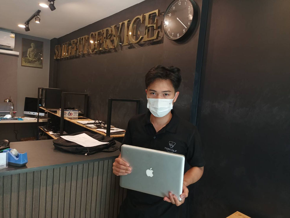 รับซ่อม Macbook ภูเก็ต ลูกค้านำเครื่อง Macbook Pro A1278 มาเปลี่ยนจอใน