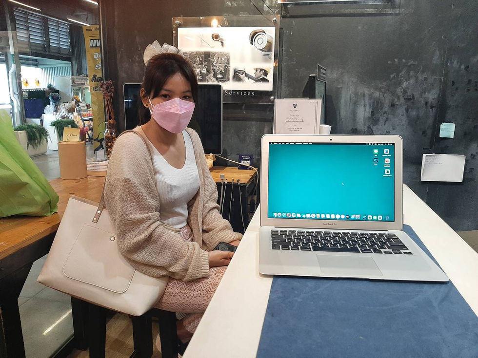 วิธีแก้ Macbook Air 13 Model A1466 หน้าจอแตกแก้ไขได้