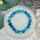 Thumbnail: BLUE AGATE FACETED BRACELET 