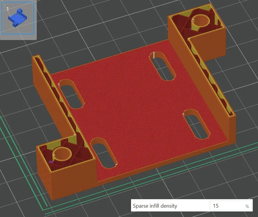 Upside Parts - Optimizing 3D models for 3D printing - infill