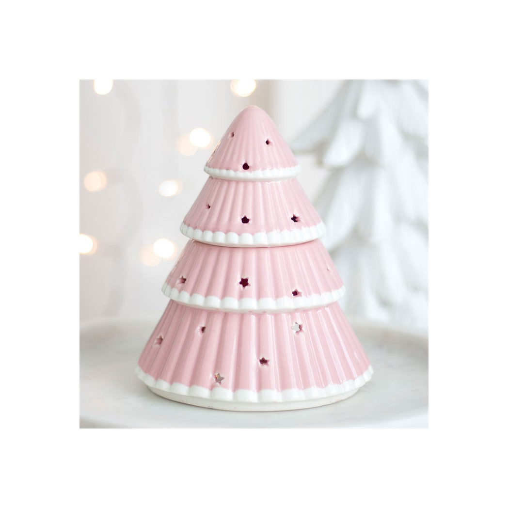 Pink Christmas Tree Oil Burner