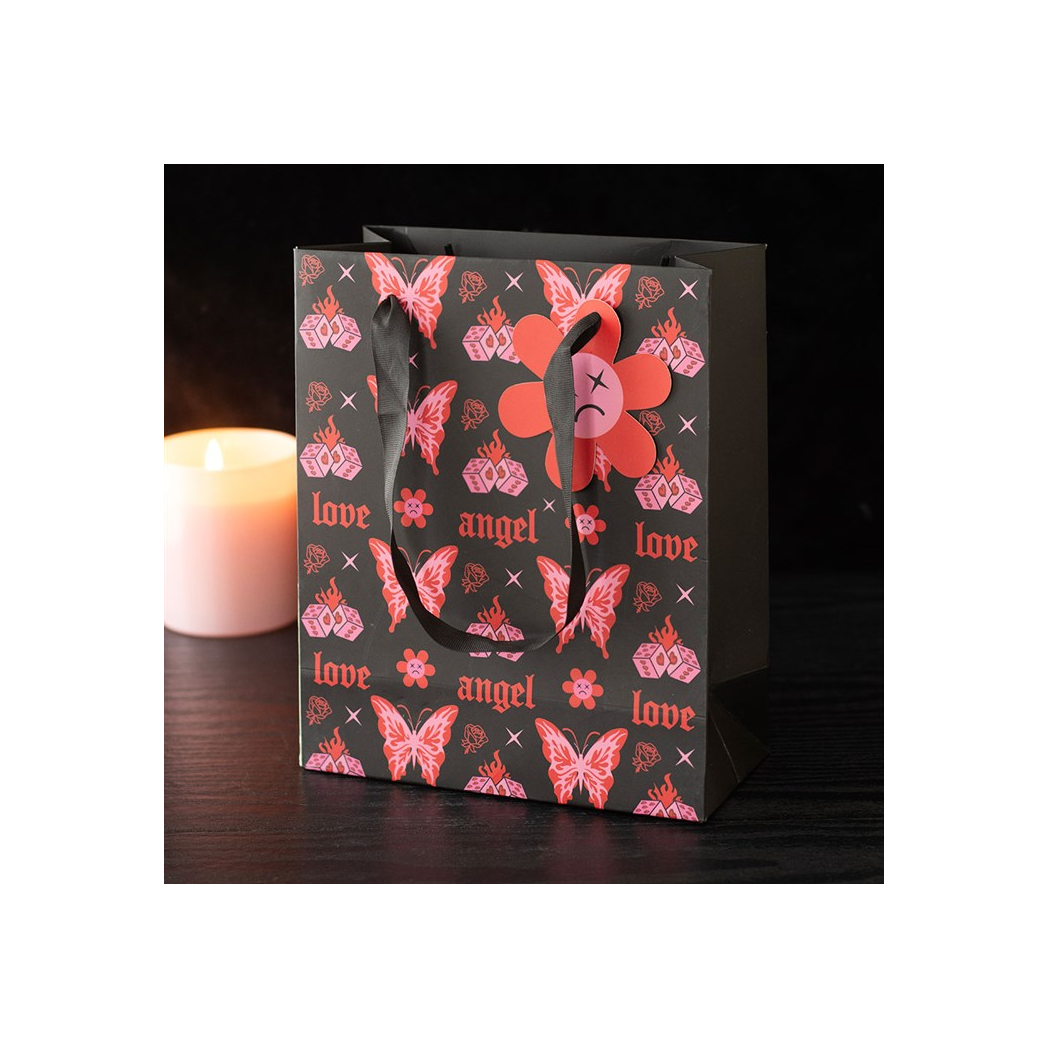 23cm Medium Flaming Butterfly Gift Bag